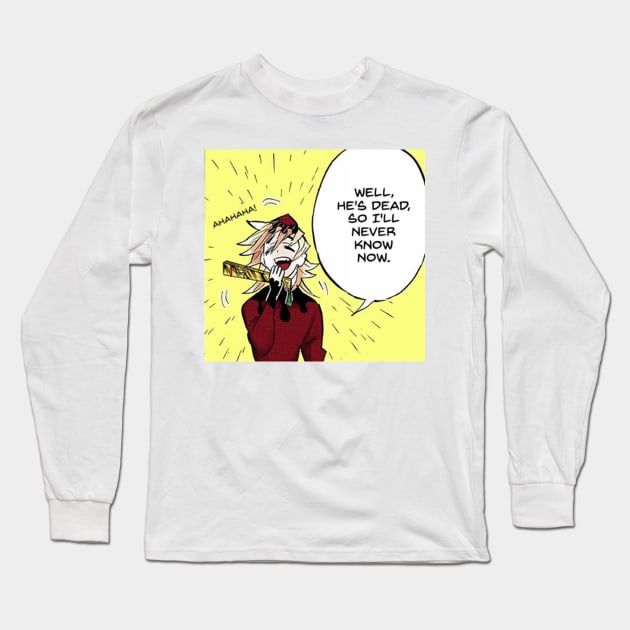 Douma Laughing Long Sleeve T-Shirt by sanemistan